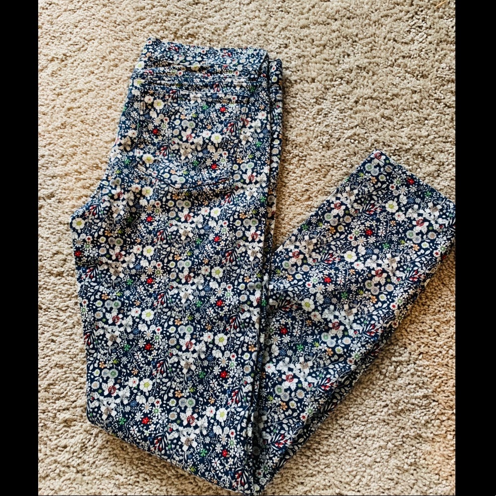JCrew Liberty Toothpick Jeans, size 24